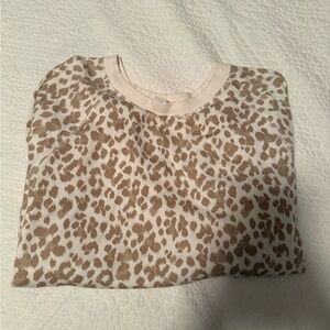 Leopard Print Pullover